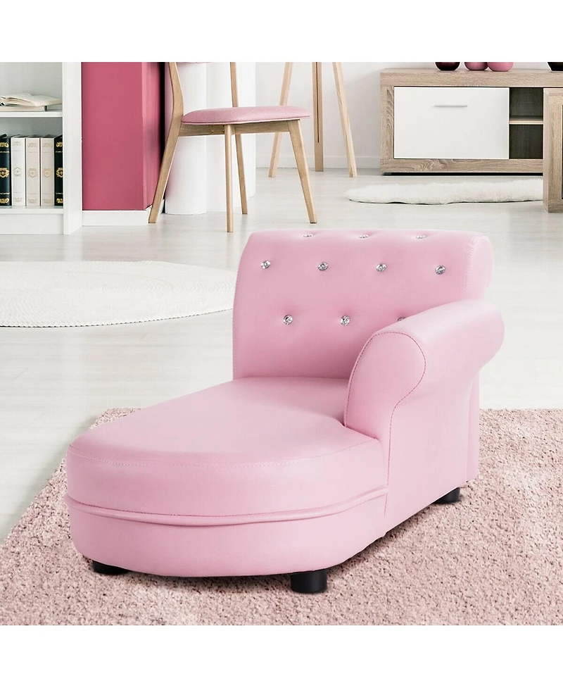 Slickblue Armrest Relax Chaise Lounge Kids Sofa