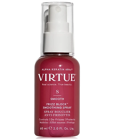 Virtue Frizz Block Smoothing Spray, 2 oz.