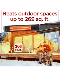Black and Decker Wall Mounted Patio Heater for Outdoors