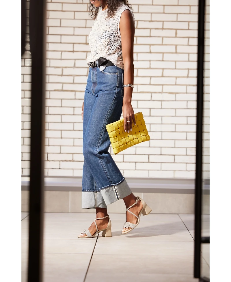 LifeStride Women's Captivate Strappy Block Heel Dress Sandals