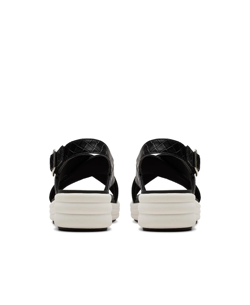 Clarks Women's Drift Sun Slip-On Slingback Wedge Sandals