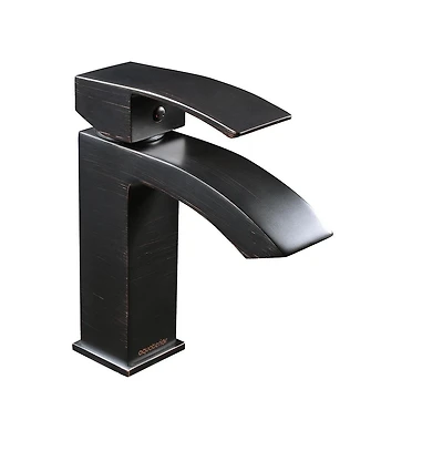 Aquaterior Modern 1 Hole Bathroom Faucet Vanity Sink Basin Single Handle Diy Hotel Orb