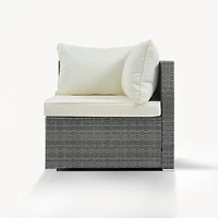 Streamdale 8-Piece Patio Wicker Conversation Set