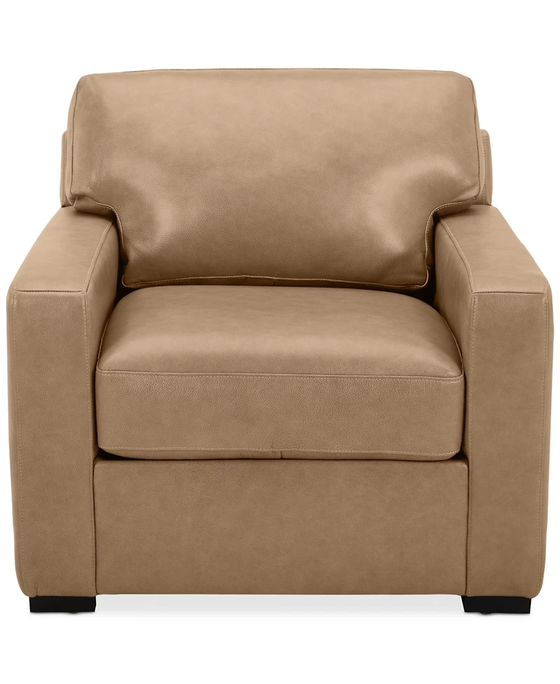 Radley 38" Leather Chair, Created for Macy's