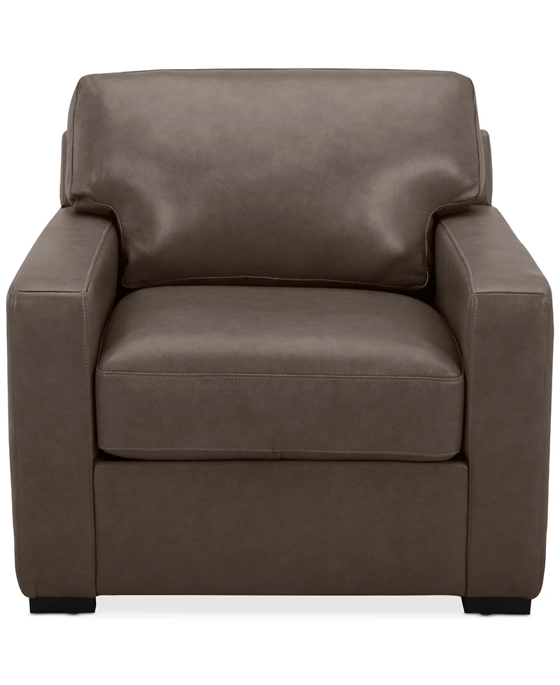 Radley 38" Leather Chair, Created for Macy's
