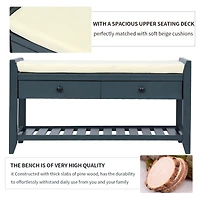 Streamdale Multipurpose Entryway Bench with Seat and Drawers