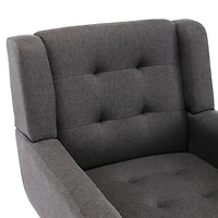 Streamdale Soft Linen Accent Chair for Living Room or Bedroom