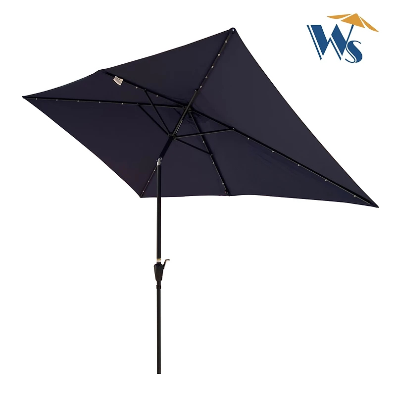 Streamdale 10ft Patio Solar Led Umbrella w/ Crank