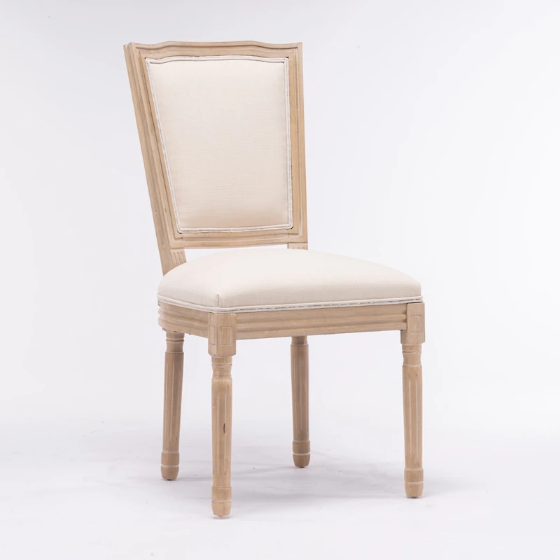 Streamdale Furniture Antique French Style Dining Chairs, Set of 2