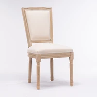 Streamdale Furniture Antique French Style Dining Chairs, Set of 2