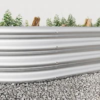 Streamdale Large Metal Oval Raised Garden Bed