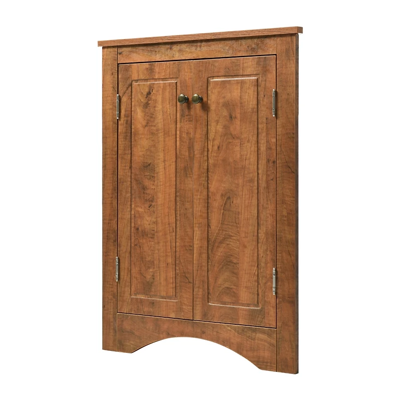 Streamdale Triangle Bathroom Storage Cabinet with Adjustable Shelves