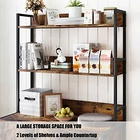 Streamdale Furniture Brown Cat Litter Box Enclosure with Storage & Scratch Pad