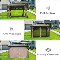 Streamdale 10'x10' Hardtop Aluminum Gazebo