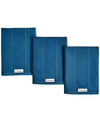 Caraway 3-Piece Cotton Solid-Color Kitchen Towel Set