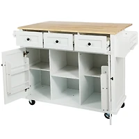 Streamdale Multifunctional Kitchen Cart with Storage and Wheels