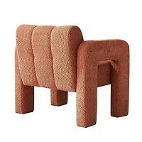 Simplie Fun 31.10" Wide Boucle Upholstered Accent Chair