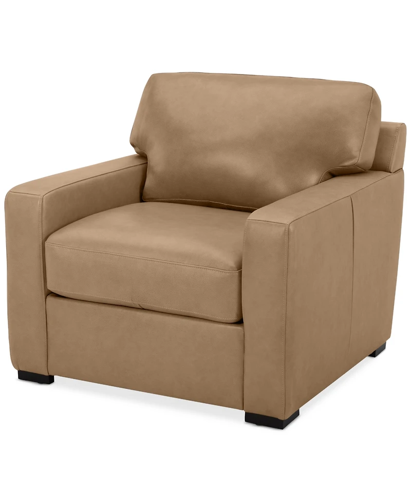 Radley 38" Leather Chair, Created for Macy's