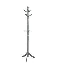 Slickblue Entryway Height Adjustable Coat Stand with 9 Hooks
