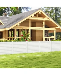 Outdoor Privacy Screens Fence Panels with Long Stakes Durable and Secure Garden or Patio Dividers