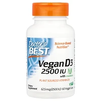 Doctor's Best Nutrition D3 with Vitashine D3 62.5 mcg (2 500 Iu) - 60 Veggie Caps