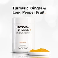 Codeage Organic Turmeric Supplement - 95% Curcumin Extract Pills
