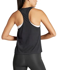 adidas Women's Training Small Logo Racerback Tank Top