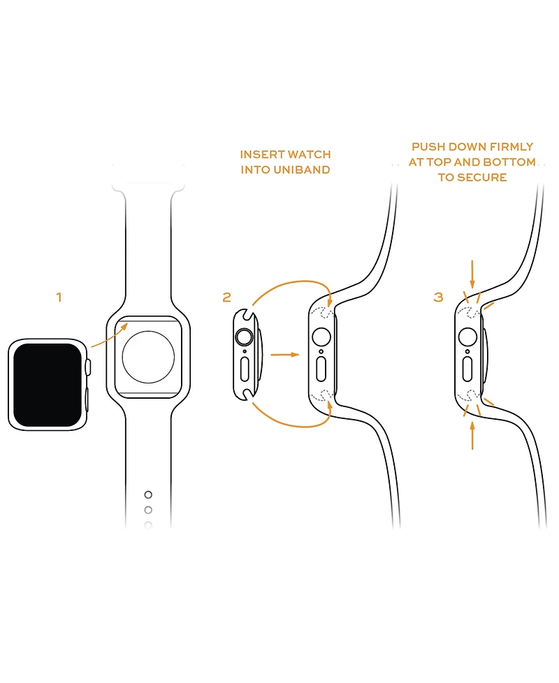 Tory Burch The T Monogram White Silicone Strap For Apple Watch 41mm