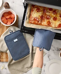 Town & Country Living Basics Silicone Basketweave Pot Holders, Set of 2