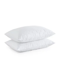 Unikome Quilted Goose Down Feather 2-Pack Pillow, King