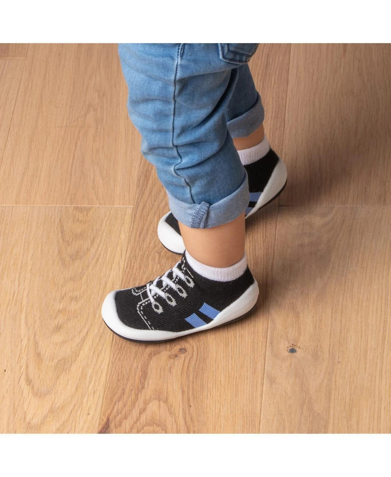 Komuello Infant Boys Breathable Washable Non-Slip Sock Shoes Runner