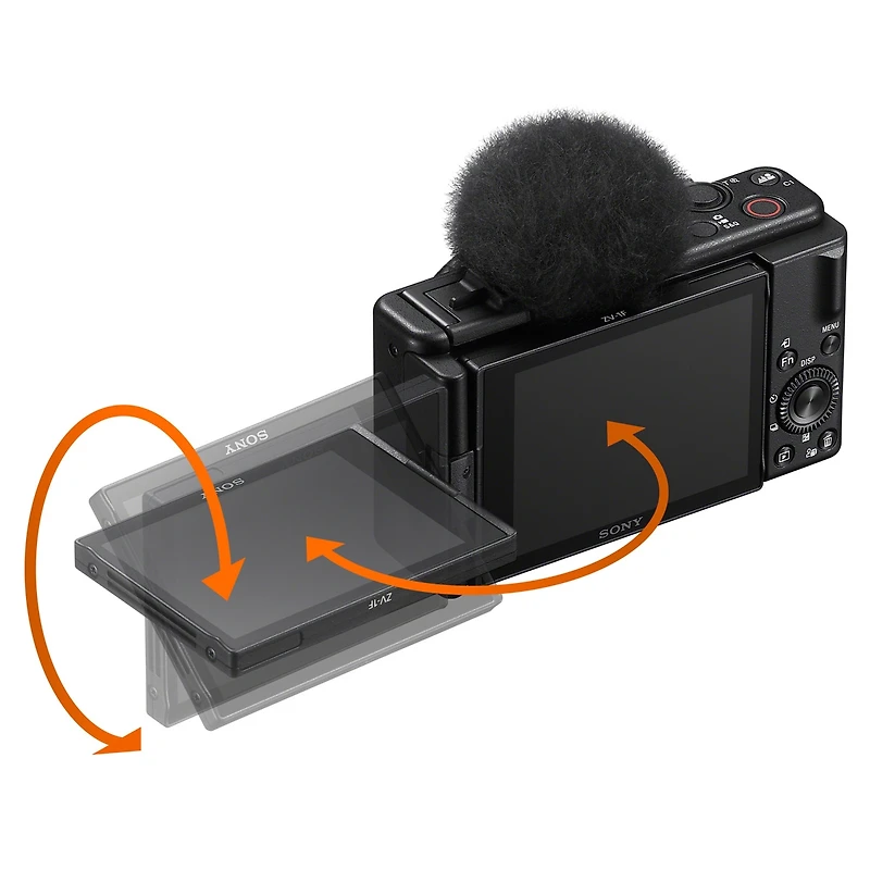 Sony Zv-1F Vlogging Camera, Black