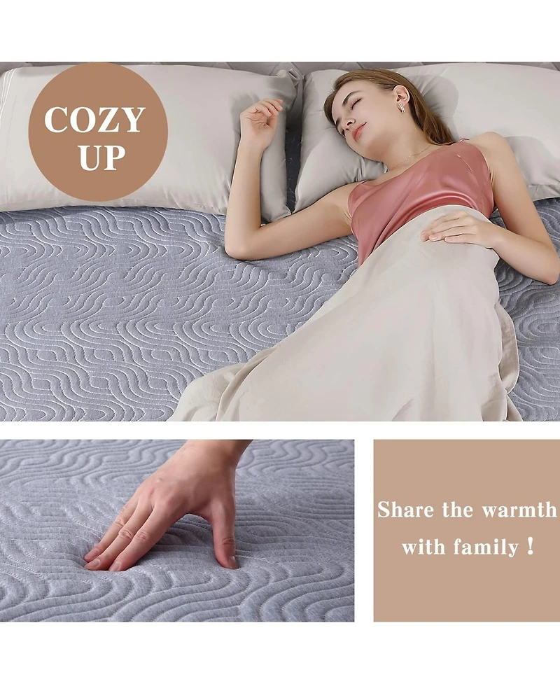 Caromio Full Electric Heated Mattress Pad, 54"x75"