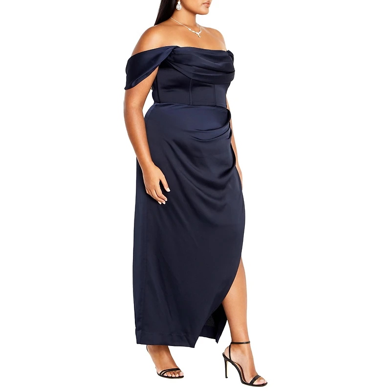 City Chic Plus Size Forbidden Love Maxi Dress