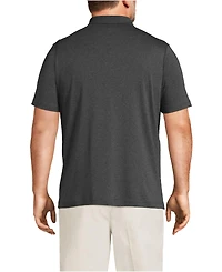 Lands' End Big & Tall Short Sleeve Cotton Supima Polo Shirt with Pocket