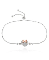 Disney Minnie Mouse Glitter Crystal Lariat Bracelet