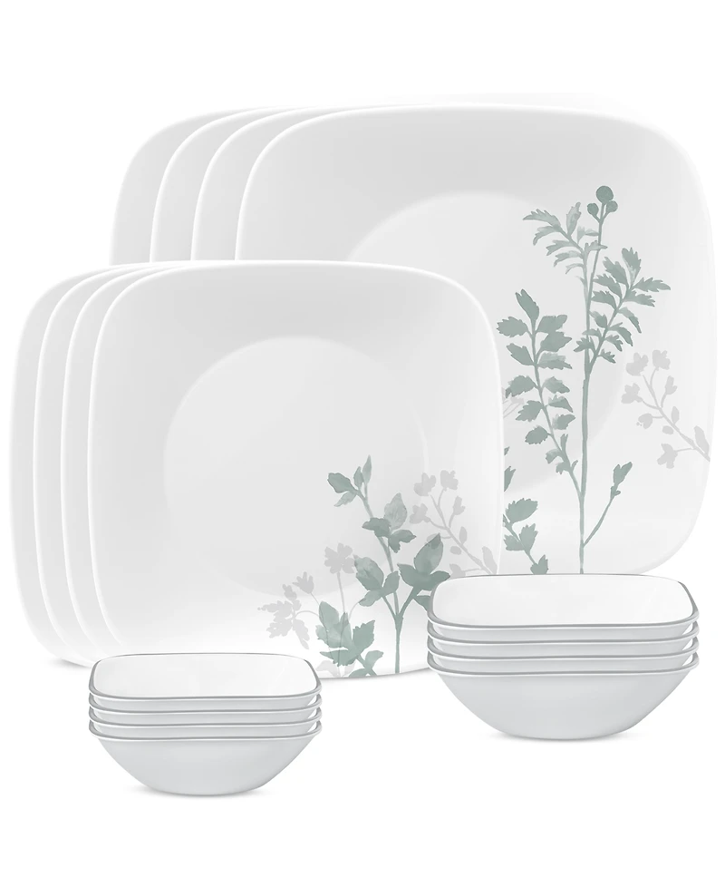 Corelle Amalie 16 Pc. Dinnerware Set, Service for 4