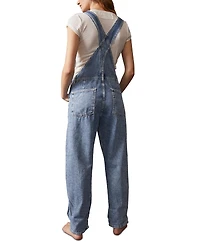 Free People Ziggy Cotton Denim Overalls