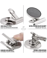 Set of 12 Strong Magnetic Clips for Whiteboard & Refrigerator with Notepad