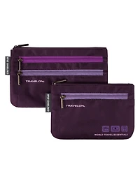 Travelon World Travel Essentials Currency and Passport Organizers, Set of 2