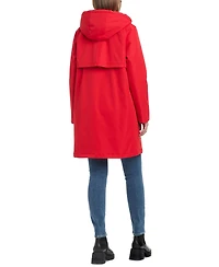 Kate Spade New York Women's Hooded A-Line Raincoat