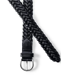 Lands' End Women's Leather Braided Belt