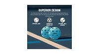 Core Pickleball Vibrant Blue Pickleball for All Outdoor 40 Hole