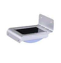 16 Led Solar Power Motion Sensor Light Garden Outdoor Pathway Wter Resistant Wall Light