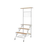 Slickblue 4-Tier Hanging Plant Stand with Hanging Bar