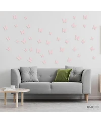 3D Removable Butterfly Wall Decor with 3 Wing Designs - 24pcs