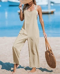 Cupshe Women's Tapered Pinafore Jumpsuit