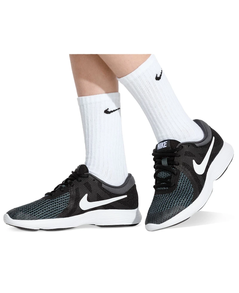 Nike Big Kids' Cushioned Crew Socks, 6 Pairs