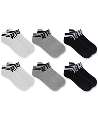 Polo Ralph Lauren Men's 6-Pk. Double Bar Stripe Low Cut Socks