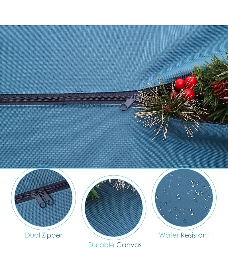 Hearth & Harbor Christmas Tree Storage Bag with Reinforced Handles & Dual Zipper